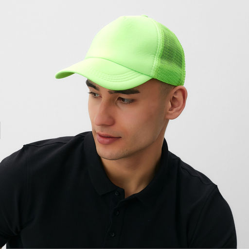 Бейсболка с сеткой MINAKU, зелёный, размер 56-58