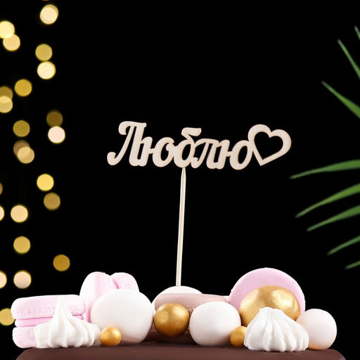 Цена за 7 шт. Топпер Ассорти, МИКС, в фасовке 7 разных, Дарим Красиво  фото 7