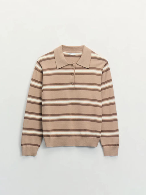 Джемпер из вискозы в полоску / Zarina  фото 7