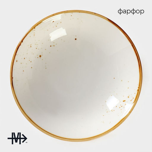 Салатник Magistro «Церера», 400 мл, d=16.5 см, фарфор, белый