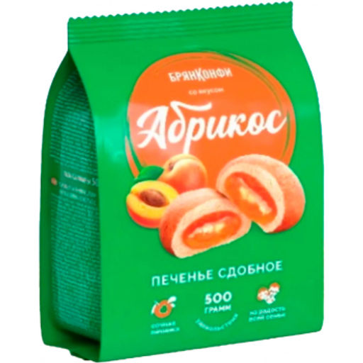 Бр.Печенье сдоб Со вкусом Абрикоса 500гр