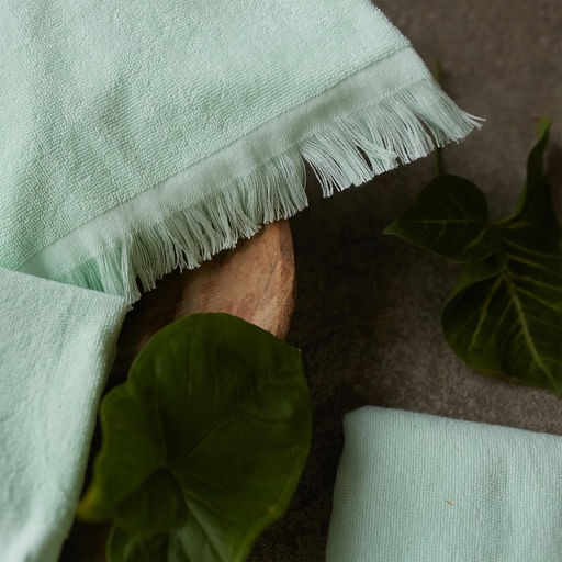 Полотенце махровое Love Life Fringe, 50х90 см, цвет мятный, 100% хлопок, 380 гр/м2 - Lovelife фото 6