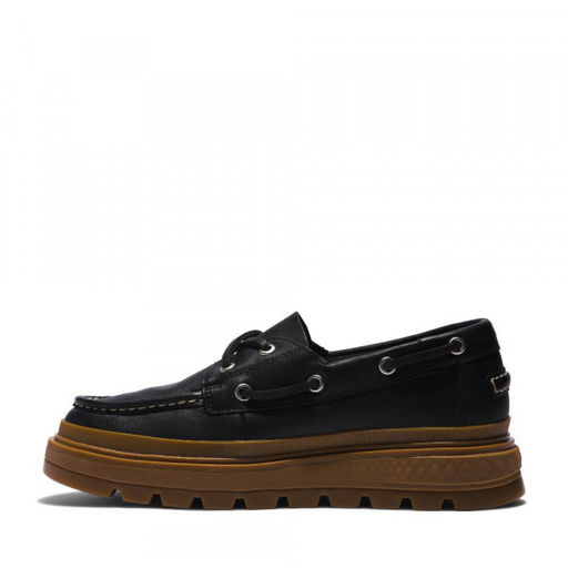 Женские мокасины Timberland Ray City Boat Shoe 2 Eye черные  фото 6