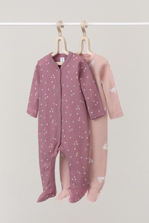 Crockid _ К 6025-2уп/цветочные снежинки,зайчики комбинезон (слип) яс  фото 2