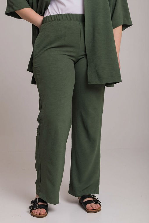 Костюм туника и брюки М325152х хаки - Елена фото 6