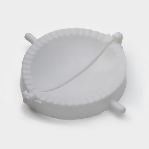 Форма для лепки вареников Доляна, d=12 см, белая