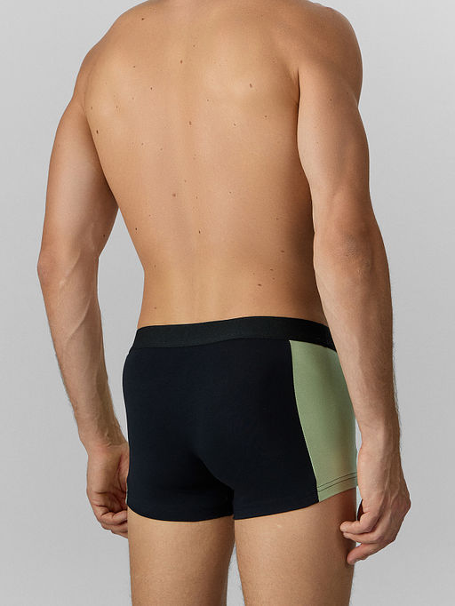 Цена за 2 штуки! Трусы боксеры мужские черные - Mark formelle фото 5