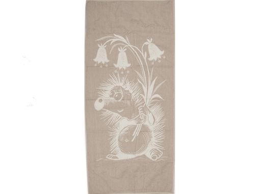 6с102.511ж2 Ежик (лен3) Полотенце махровое 67х150см