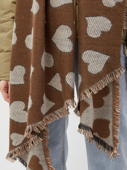 Теплый двусторонний палантин В составе шерсть - Tantino фото 6