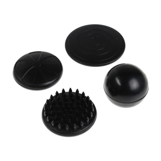 Массажёр для тела Windigo LEM-11, перкуссионный, 25 Вт, 12 насадок, 5 режимов, чёрный