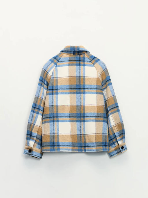 Куртка-рубашка в клетку оверсайз / Zarina