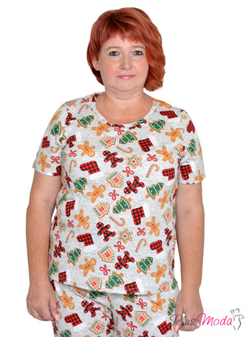 Футболка Модель №1299 размеры 44-84 - Plusmoda фото 10