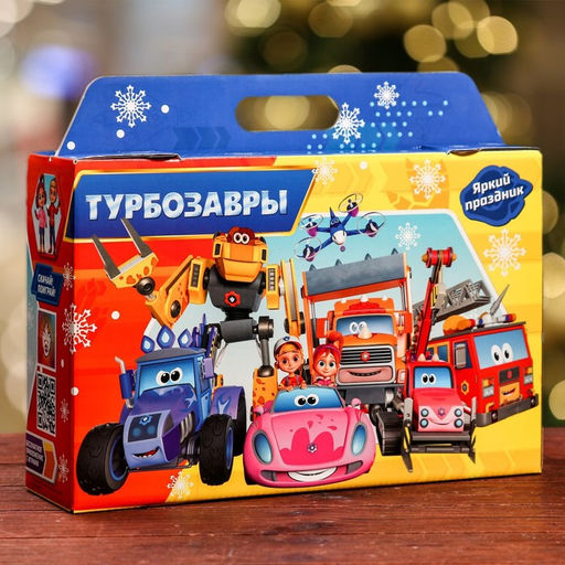 Подарочная коробка Турбозавры, Портфель широкий , 31 х 8,5 х 20,3 см - Simaland фото 7