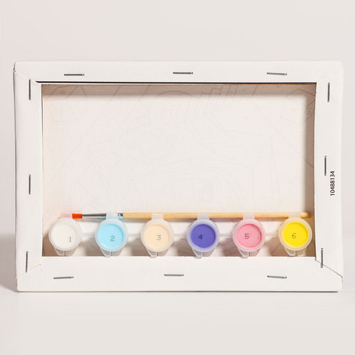 Картина по номерам для детей «Смелая девочка», 21×15 см