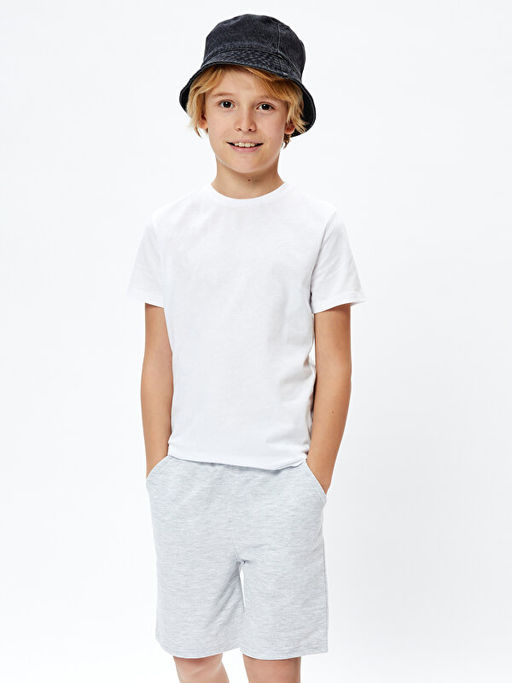 Beli Lastikli Basic Erkek ?ocuk ?ort - Waikiki фото 2