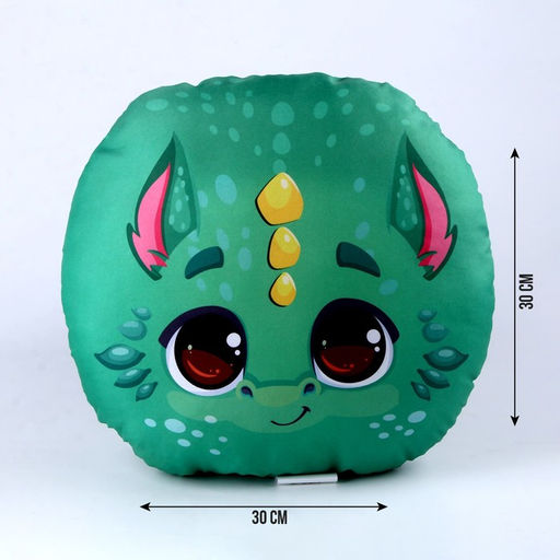 Подушка круглая Дракоша, зелёный - Mni mnu фото 2