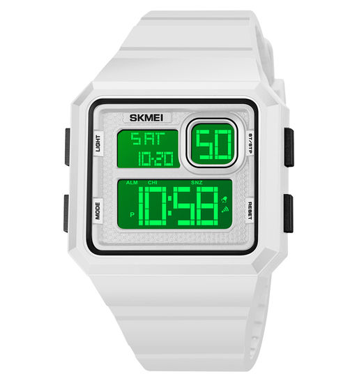 Часы наручные Skmei мужские электронные спортивные 1877white