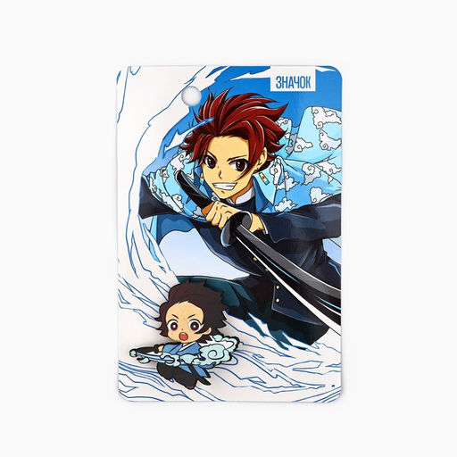 Цена за 20 шт. Значки деревянные Аниме в шоубоксе, 20 шт.