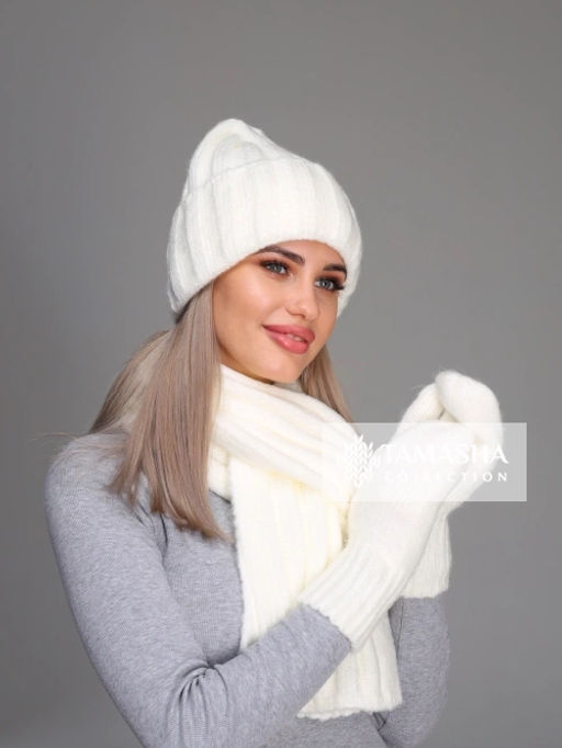 Комплект ВЕСТА new (шапка+шарф+варежки) - Tamasha фото 6