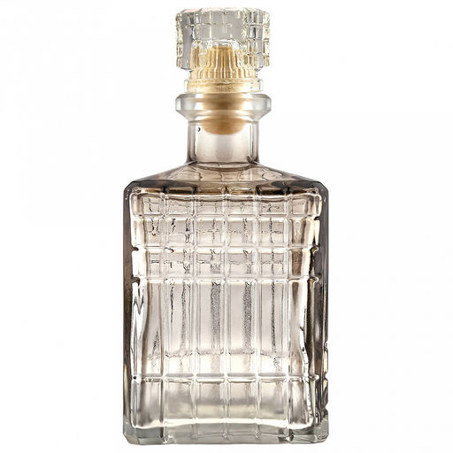 Графин-штоф стеклянный Кубик 0,7л, 9,6х9,6х21см, премиальный, Дымка (Россия) - Домашняя мода фото 2