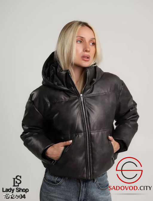 Куртка кожная короткая - Bruno фото 3