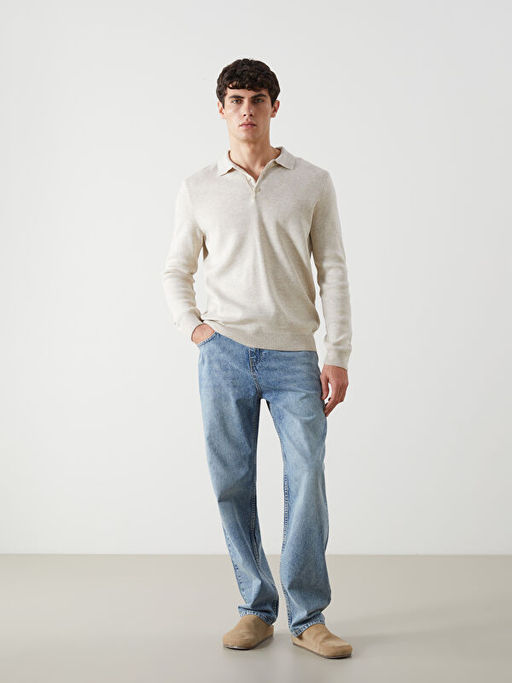 Baggy Fit Erkek Jean Pantolon