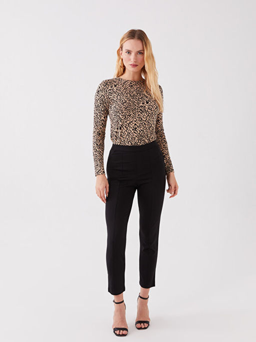 Beli Lastikli Dar Fit Kad?n Pantolon