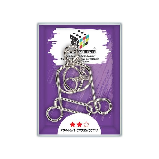 DELFBRICK DLM-36 Головоломка металлическая 1 шт Ракета 6 элемент