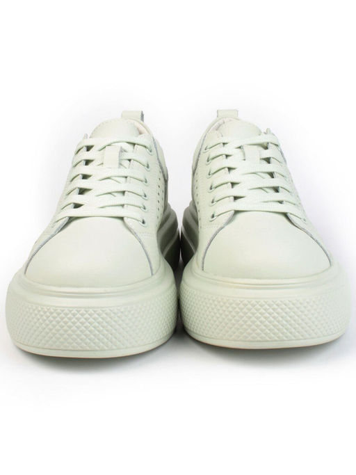 05-DXT52-3 LT. GREEN Кроссовки женские (натуральная кожа) - Фабричный китай фото 8