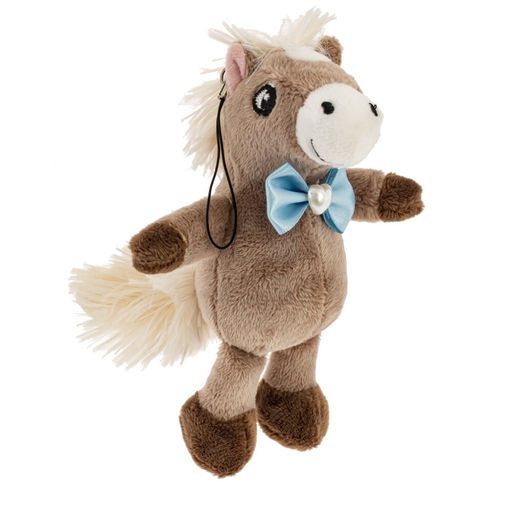 Игрушка набивная "Лошадка", с цепочкой, L10 W10 H14 см, 3в.