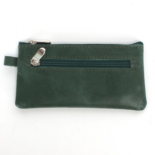 Футляр для ключей Croco-кл-500 (на молнии) натуральная кожа малахит крек (226) 234915  фото 2