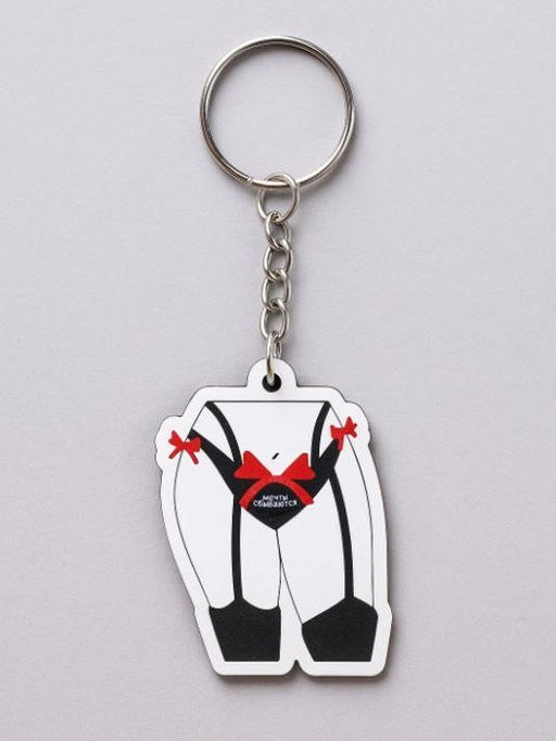 Брелок ECO из дерева LOL LAB "Мечты сбываются"