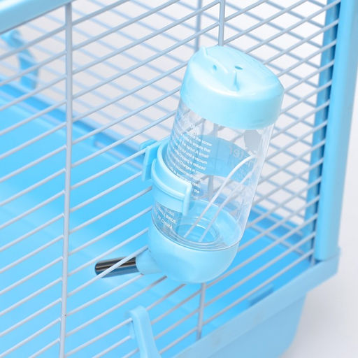 Клетка для грызунов с пластиковым укреплением 47 х 30 х 32 см, голубая - Пижон фото 5