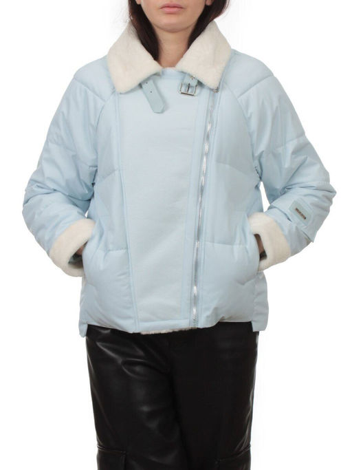 S24-163 BLUE Куртка демисезонная женская (100 гр. холлофайбер) - Fashion фото 3