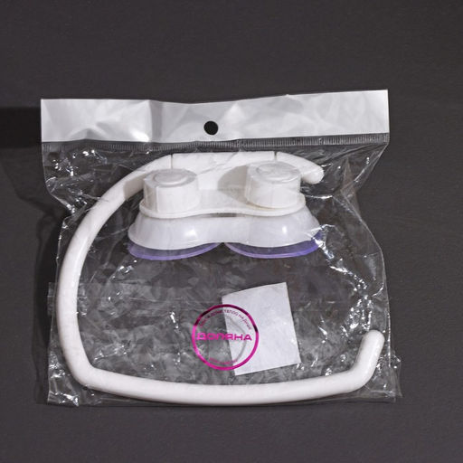 Цена за 2 шт. Держатель для туалетной бумаги на присосках, 14.5×15×3 см