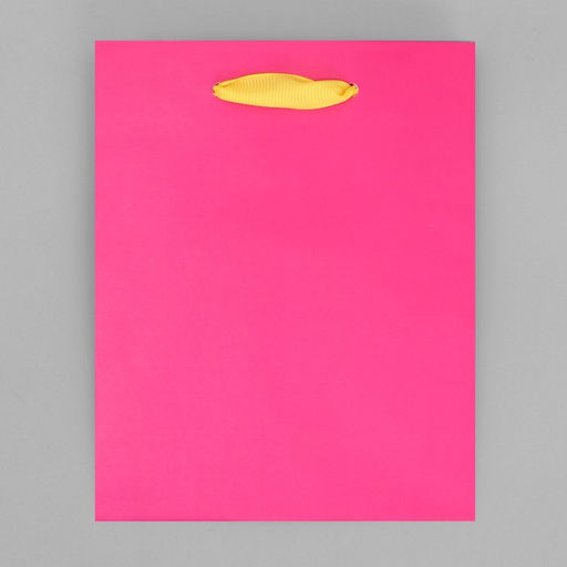 Цена за 2 шт. Пакет подарочный двухцветный, упаковка, «Жёлтый-розовый», S 12×15×5.5 см