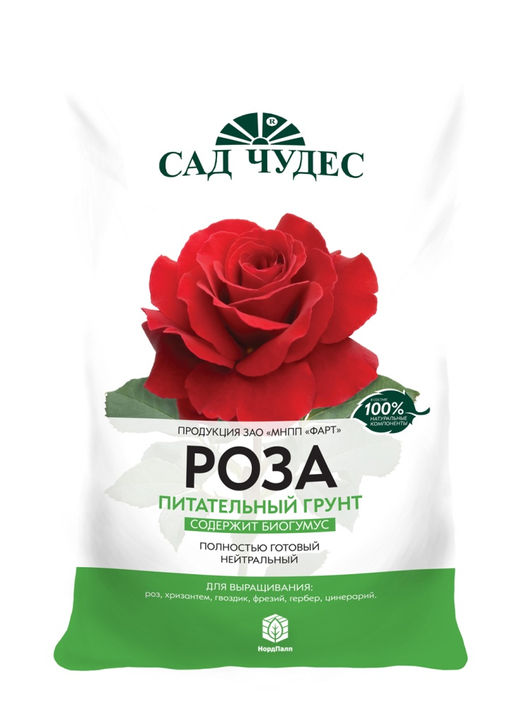 ФАРТ САД ЧУДЕС Грунт Роза 5 л