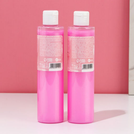 Новогодний подарочный набор косметики «Магия праздника»: гель для душа и пена для ванны, 2х250 мл, Чистое счастье