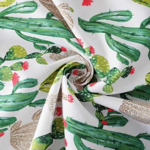 Скатерть Доляна Кактусы 110140 см, 100% п/э  фото 4