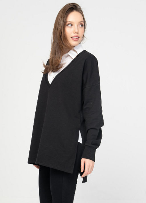 Джемпер женский 230L3-16 черный - Solo mio фото 11
