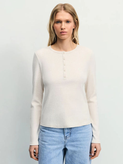 Лонгслив с застежкой на груди / Zarina  фото 6