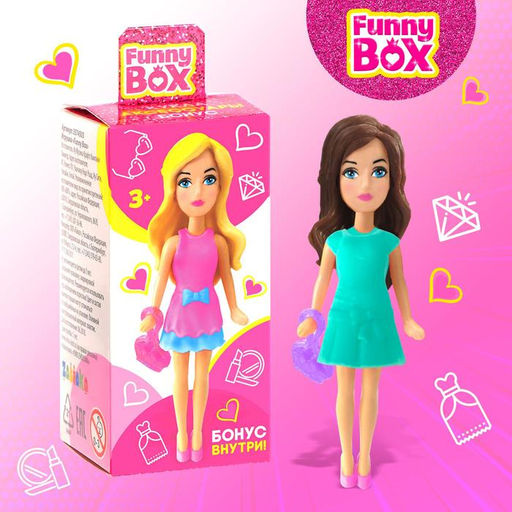 Игровой набор Funny Box Чудесные куколки: карточка, фигурка, аксессуары - Woow toys фото 3
