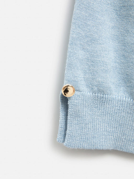 ACOOLA / Свитер детский для девочек Leila голубой  фото 4