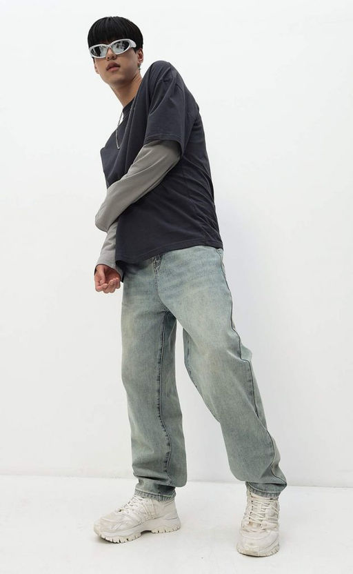 Джинсы Fine Joyce K8888 синие  фото 2