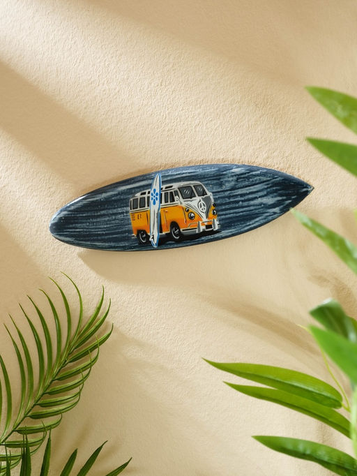 Панно «Доска для сёрфа Сплитти», дерево, 30×7 см