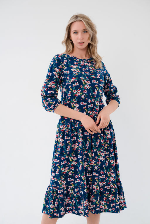 Платье женское из кулирки Амина сакура