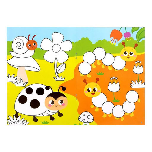 Раскраска многоразовая набор Рисуй-стирай. Мир животных 2 шт. по 12 стр. - Буква-Ленд фото 2