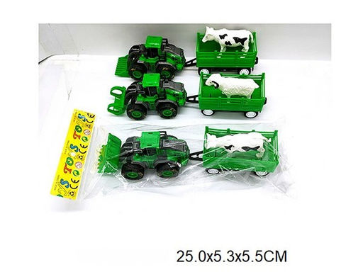 Трактор инерционный с прицепом (268-23)