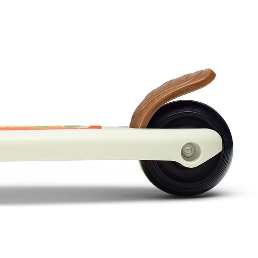 Самокат 3-х кол., коричневый, PU, в коробке