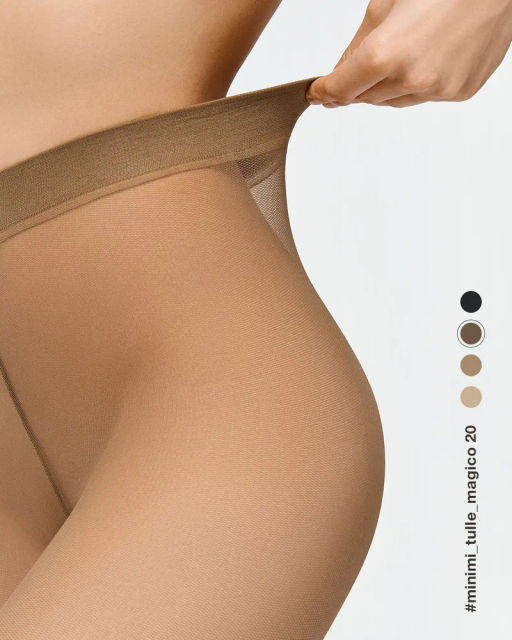 Колготки Minimi TULLE MAGICO (эффект тюля) (100/10) - abbronzante фото 2